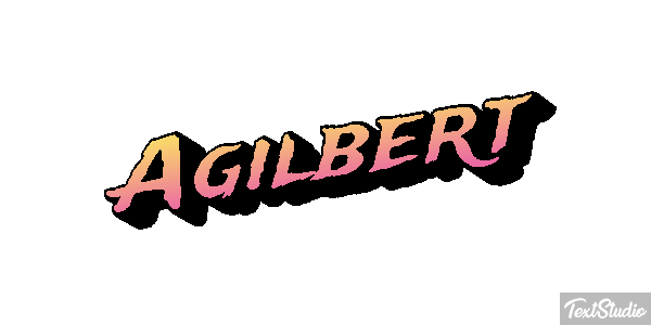 Agilbert Texteffekt
