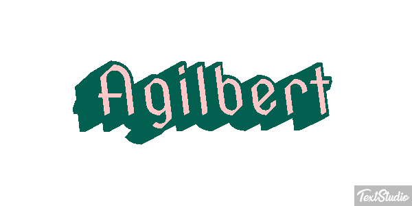 Agilbert Texteffekt