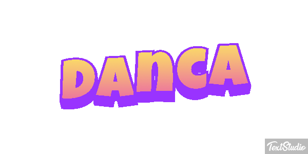 Dança Efeito do texto
