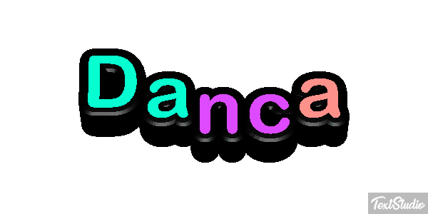 Dança Efeito do texto