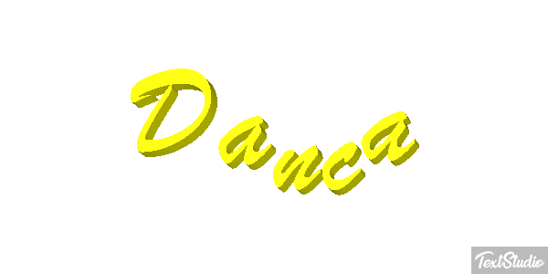 Dança Efeito do texto