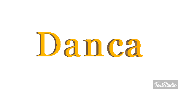 Dança Efeito do texto