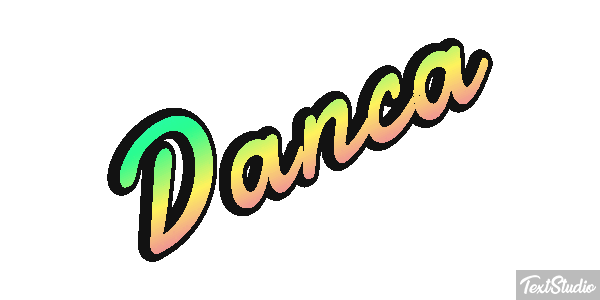 Dança Efeito do texto