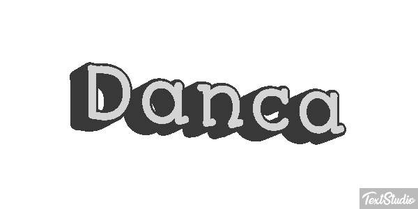 Dança Efeito do texto