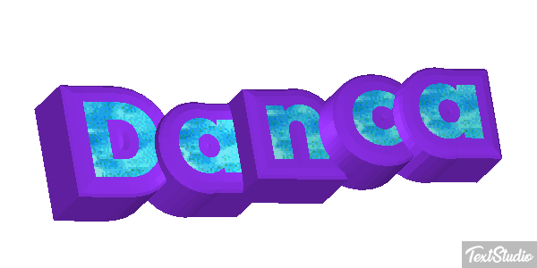 Dança Efeito do texto