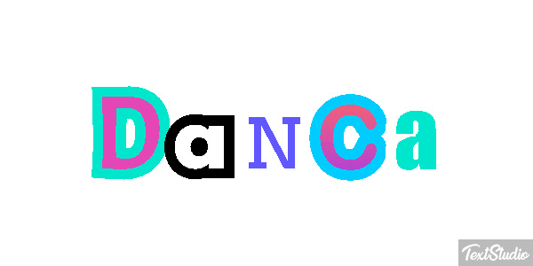 Dança Efeito do texto