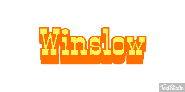 Winslow Effet de texte