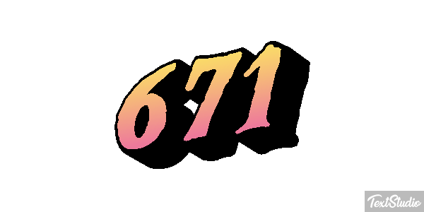 671 Efekt tekstowy
