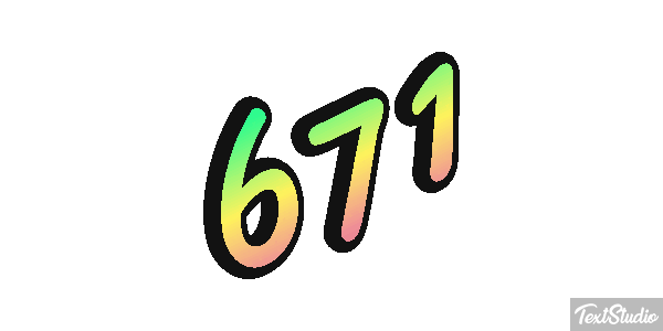 671 Efekt tekstowy