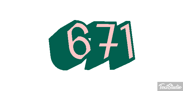 671 Efekt tekstowy