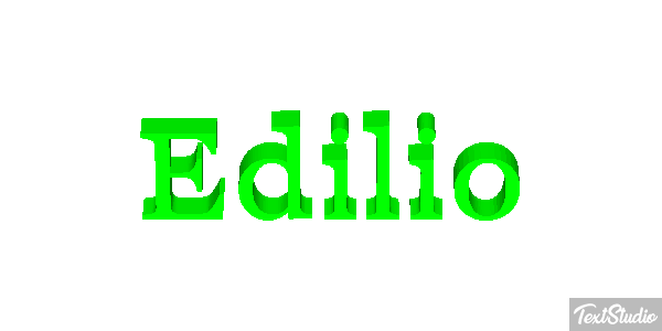 Edilio Effetto testo