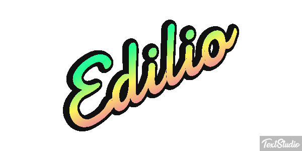 Edilio Effetto testo