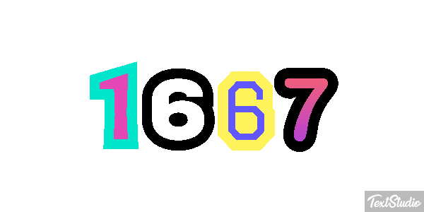 1667 Efecto de texto