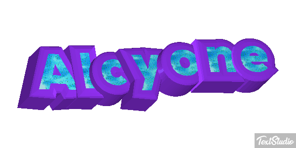 Alcyone Effetto testo