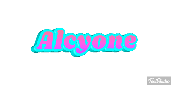 Alcyone Effetto testo