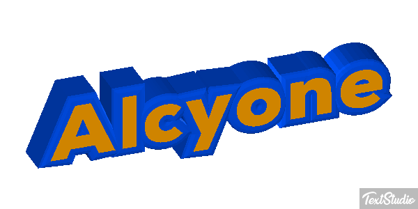 Alcyone Effetto testo
