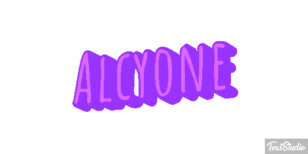 Alcyone Effetto testo
