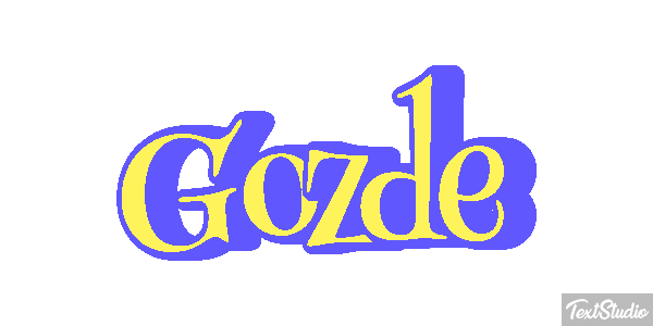 Gözde テキスト効果