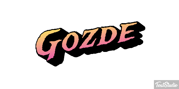 Gözde テキスト効果