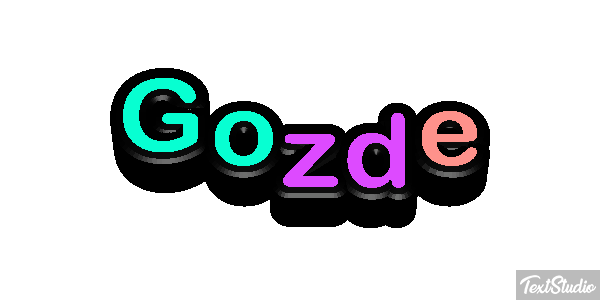 Gözde テキスト効果