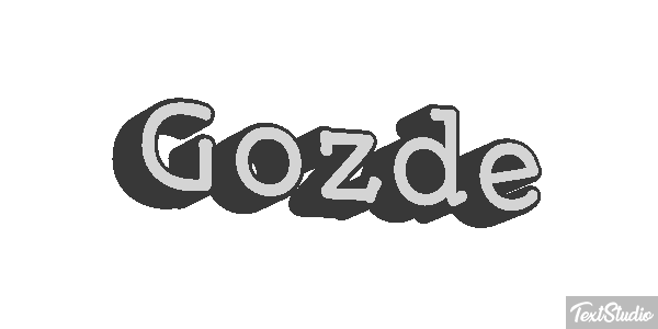 Gözde テキスト効果