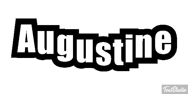 Augustine Текстовый эффект