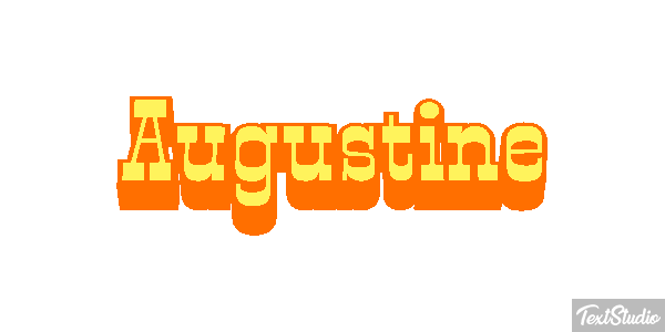 Augustine Текстовый эффект