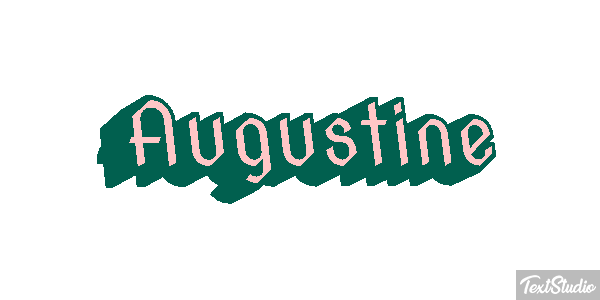Augustine Текстовый эффект