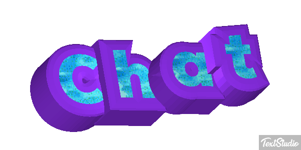 Chat Effet de texte
