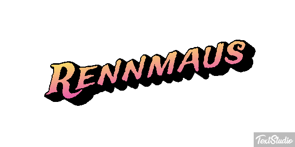 Rennmaus Texteffekt