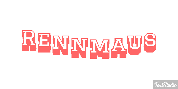 Rennmaus Texteffekt