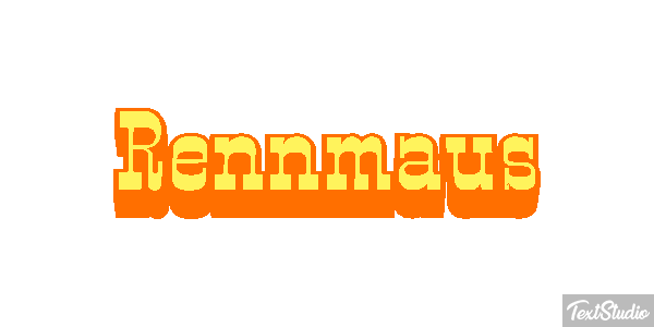 Rennmaus Texteffekt