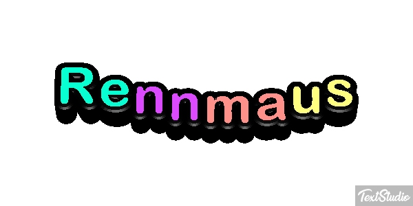 Rennmaus Texteffekt