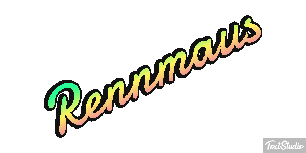 Rennmaus Texteffekt