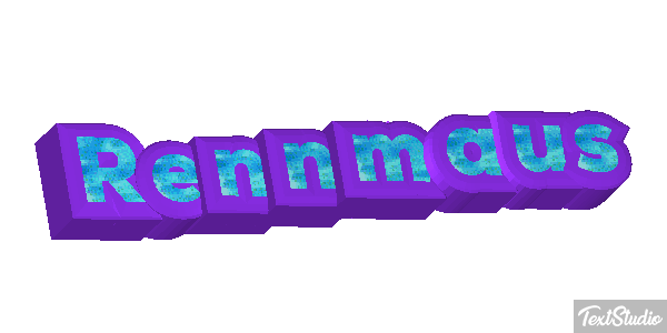 Rennmaus Texteffekt