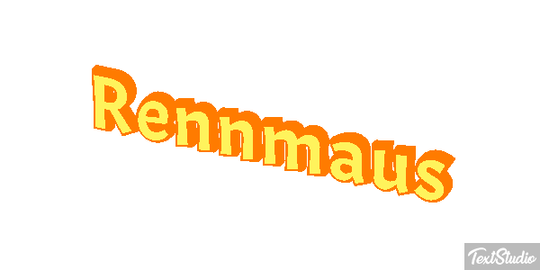 Rennmaus Texteffekt