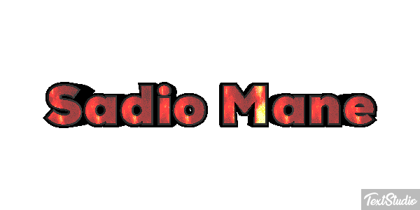 Sadio Mané Text effect