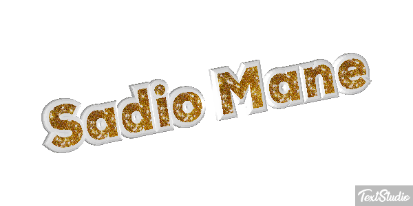 Sadio Mané Text effect