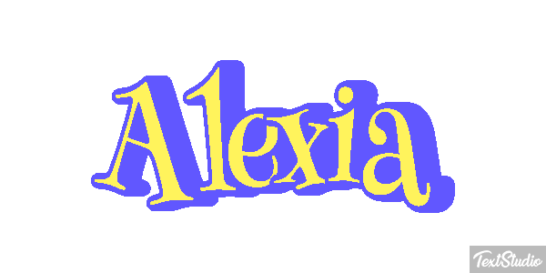 Alexia Text effect