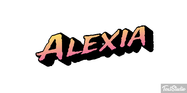Alexia Text effect