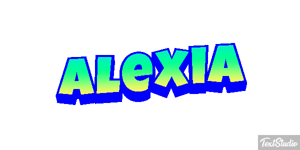 Alexia Text effect
