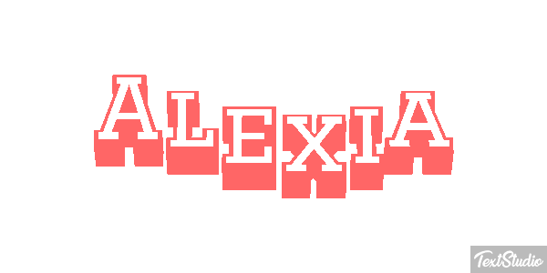 Alexia Text effect