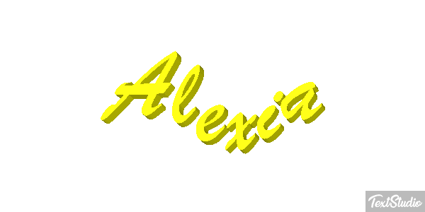 Alexia Text effect
