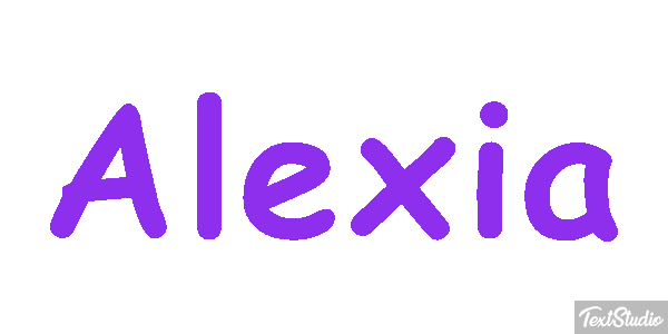 Alexia Text effect