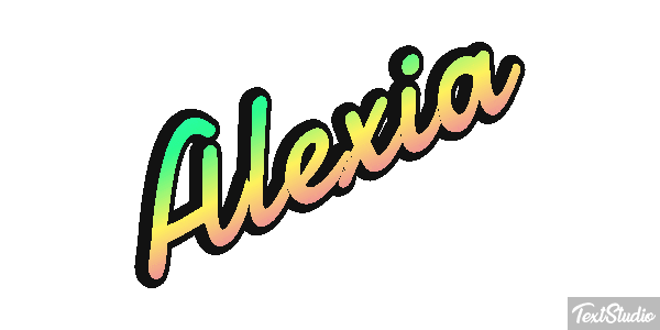Alexia Text effect