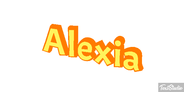 Alexia Text effect