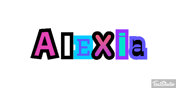 Alexia Text effect