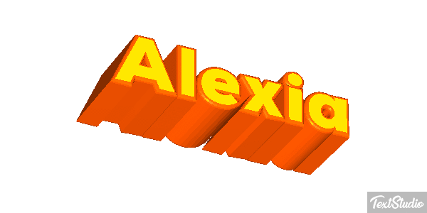 Alexia Text effect