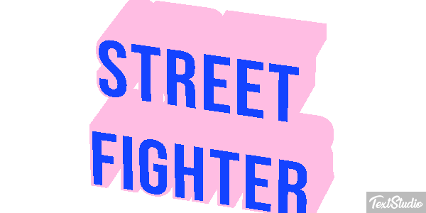 Street Fighter Effetto testo