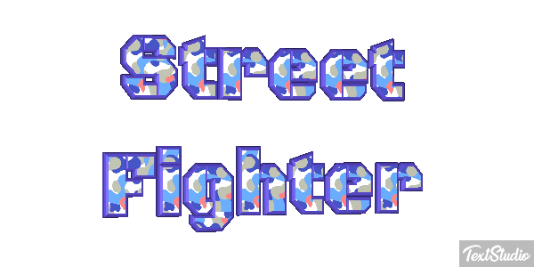 Street Fighter Effetto testo
